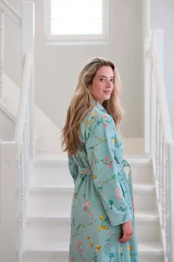 Pip Studio Bademäntel|Bademantel Les Fleurs Blau