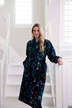 Pip Studio Bademäntel|Bademantel Les Fleurs Dunkelblau