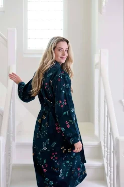 Pip Studio Bademäntel|Bademantel Les Fleurs Dunkelblau