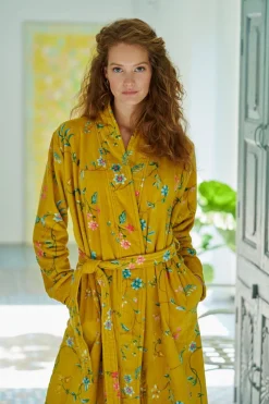 Pip Studio Bademäntel|Bademantel Les Fleurs Gelb