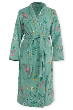Pip Studio Bademäntel|Bademantel Les Fleurs Grün