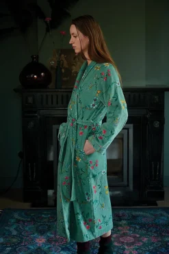 Pip Studio Bademäntel|Bademantel Les Fleurs Grün