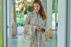 Pip Studio Bademäntel|Bademantel Les Fleurs Khaki