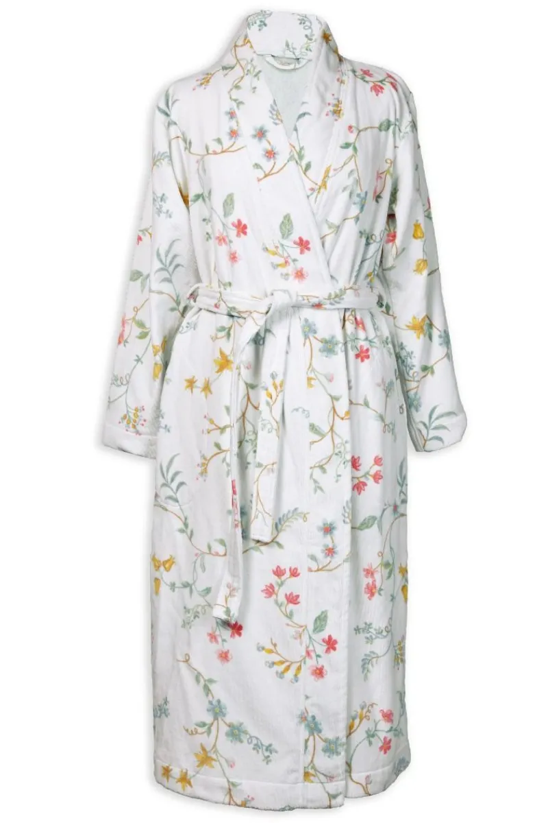 Pip Studio Bademäntel|Bademantel Les Fleurs Weiß