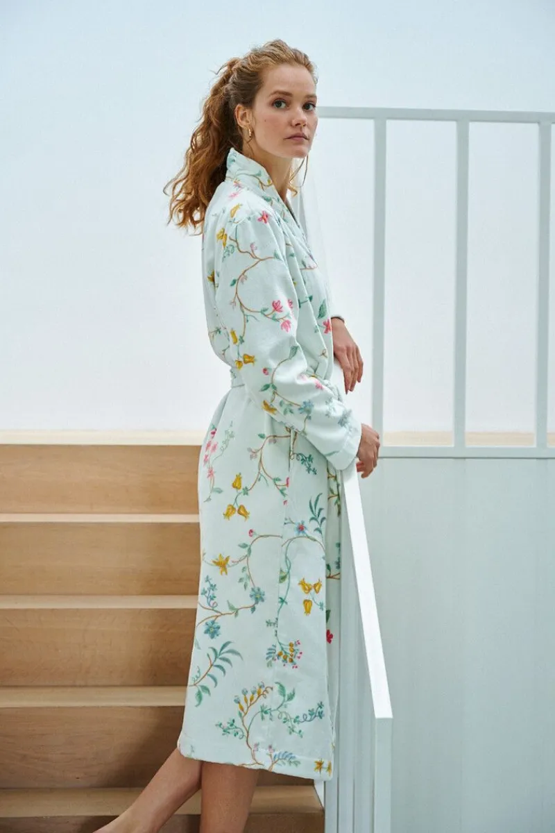 Pip Studio Bademäntel|Bademantel Les Fleurs Weiß
