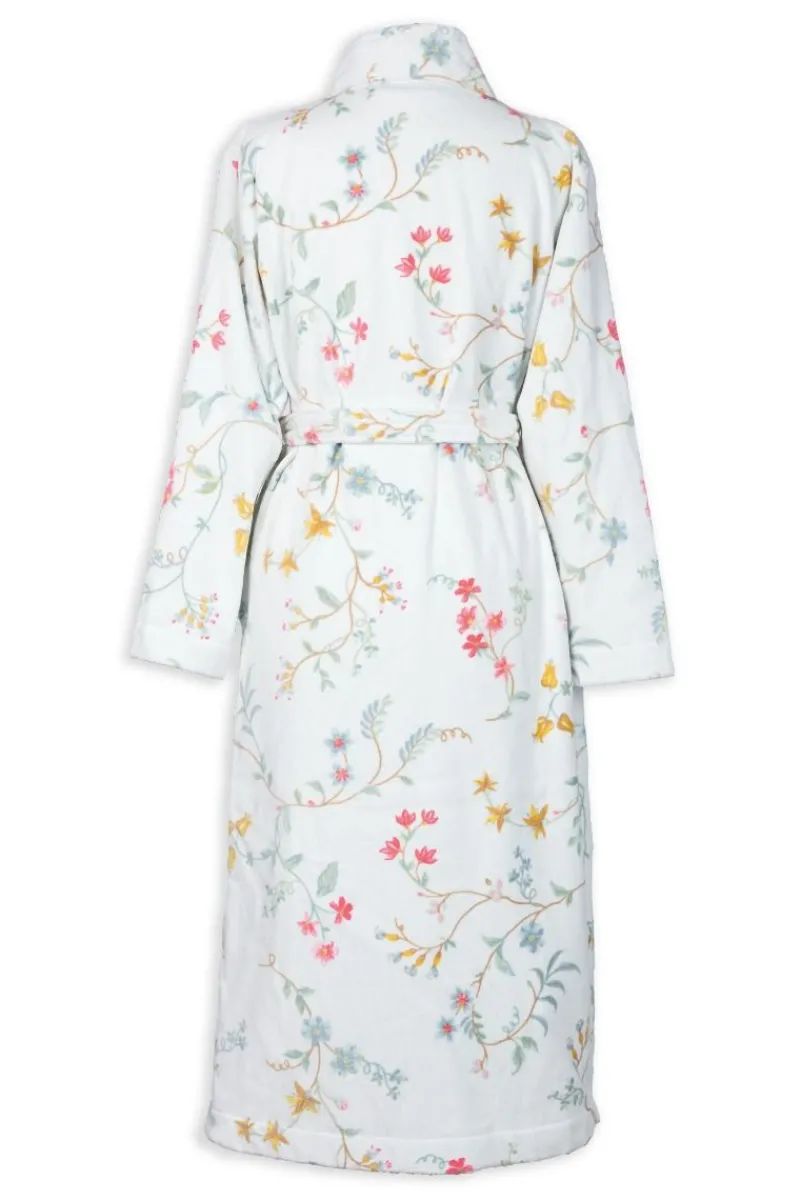 Pip Studio Bademäntel|Bademantel Les Fleurs Weiß
