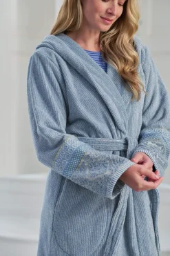 Pip Studio Bademäntel|Bademantel Soft Zellige Blau/Grau