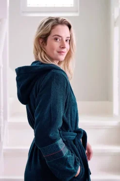 Pip Studio Bademäntel|Bademantel Soft Zellige Dunkel Blau