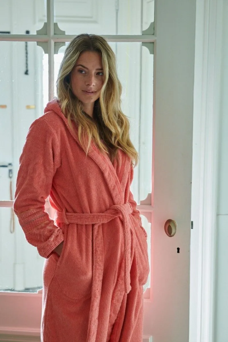Pip Studio Bademäntel|Bademantel Soft Zellige Koralle