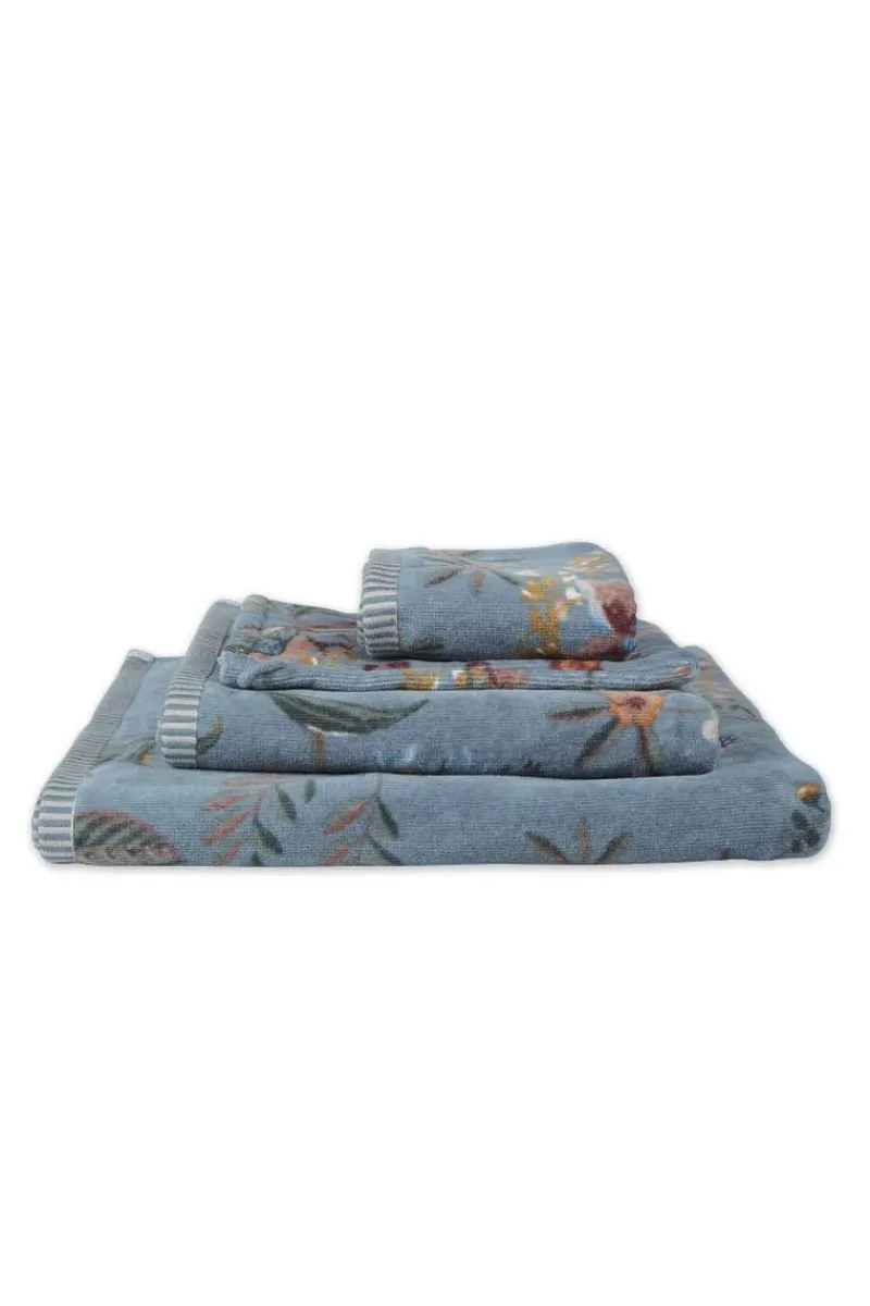 Pip Studio Handtücher|Badetuch Secret Garden 55x100cm Blau