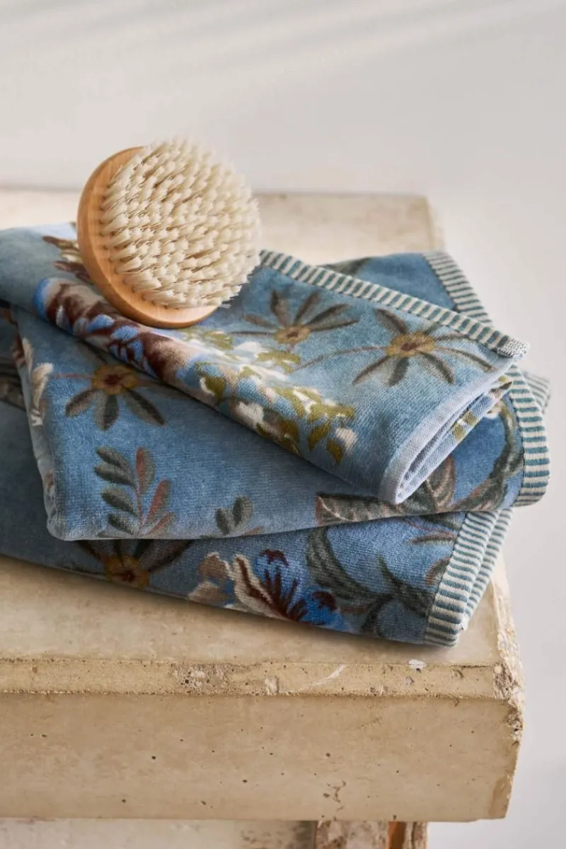 Pip Studio Handtücher|Badetuch Secret Garden 55x100cm Blau