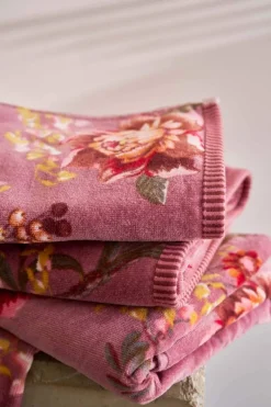 Pip Studio Handtücher|Badetuch Secret Garden Mauve 55x100cm Violett