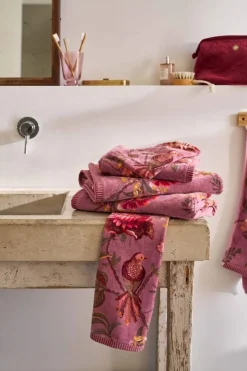 Pip Studio Handtücher|Badetuch Secret Garden Mauve 55x100cm Violett