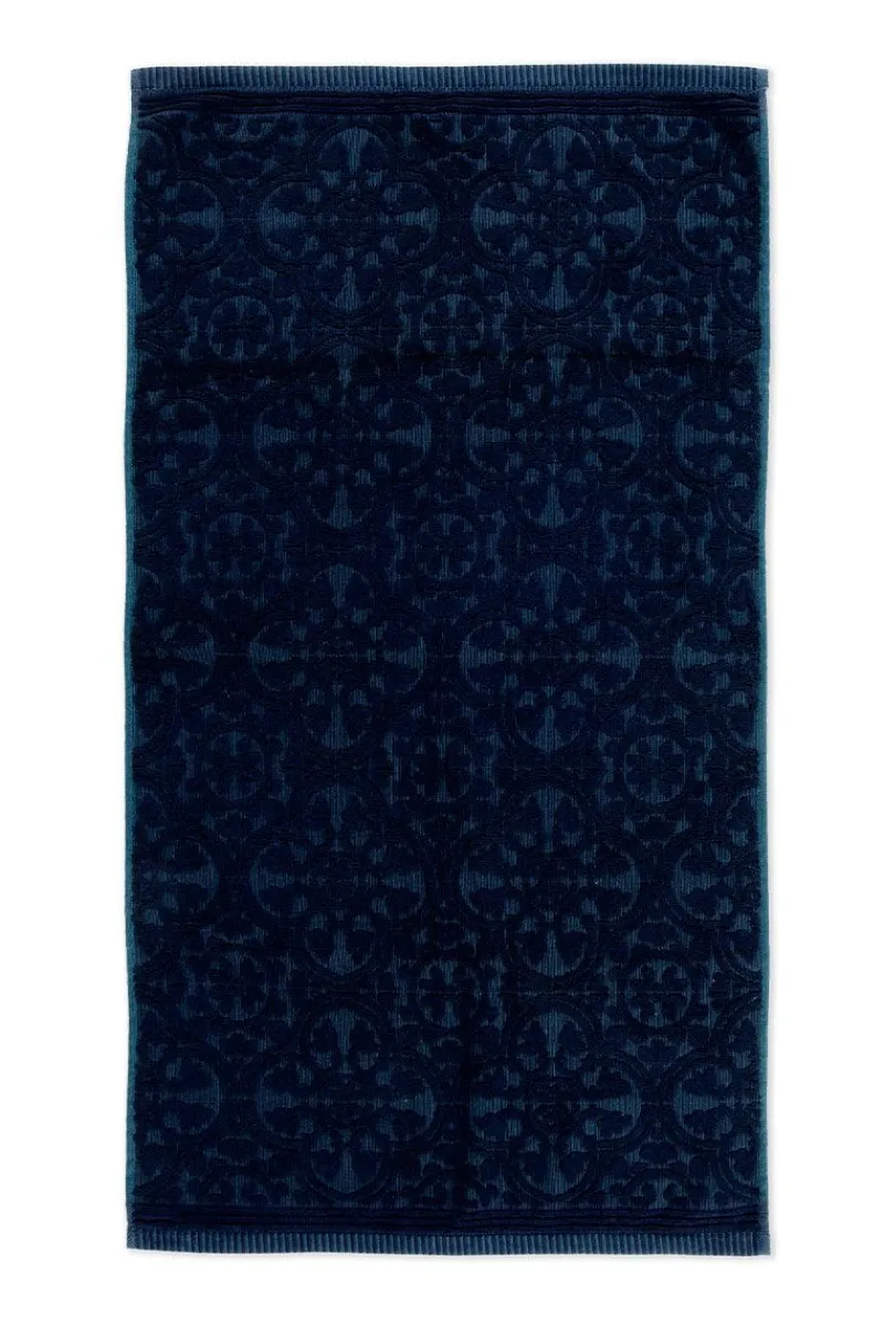 Pip Studio Handtücher|Badetuch Set/3 Tile de Pip Dunkel 55x100 cm Blau