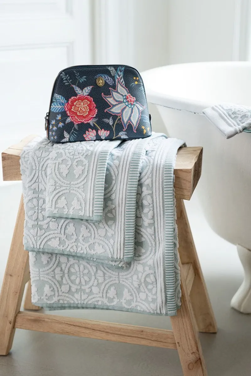 Pip Studio Handtücher|Badetuch Set/3 Tile de Pip Hell 55x100 cm Blau