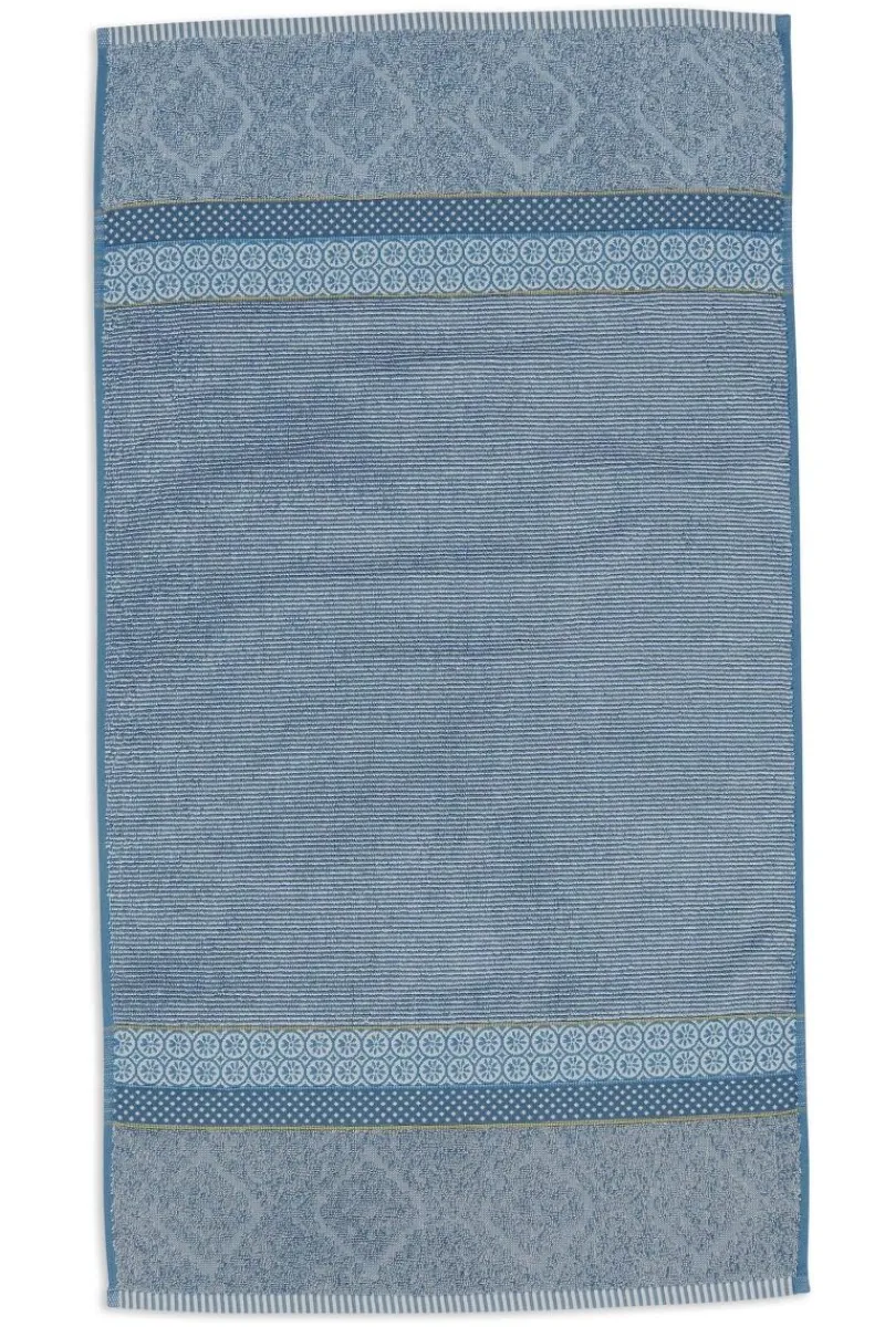 Pip Studio Handtücher|Badetuch Soft Zellige /Grau 55x100cm Blau