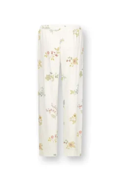 Pip Studio Hosen|Belin Lange Hose Blossom Chique Weiss