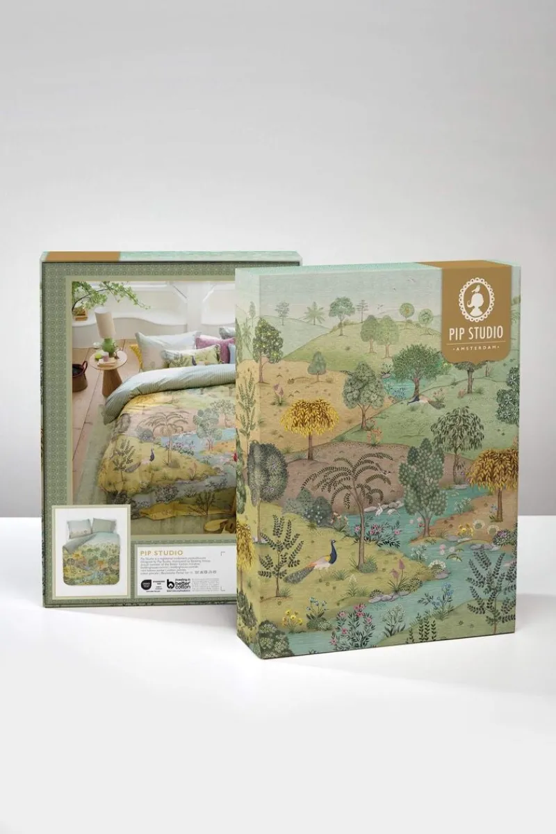 Pip Studio Bettbezüge|Bettbezugsset Cabrera Grün