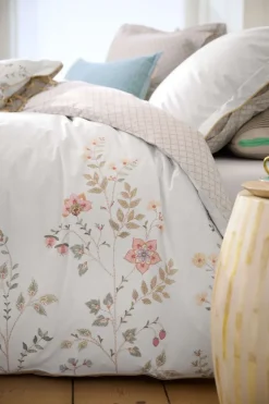Pip Studio Bettbezüge|Bettbezugsset Campo de Flores Gebrochen Weiss
