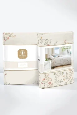 Pip Studio Bettbezüge|Bettbezugsset Campo de Flores Gebrochen Weiss