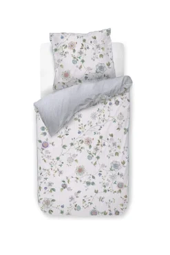 Pip Studio Bettbezüge|Bettbezugsset Flores Bailando Gebrochen Weiss Weiß