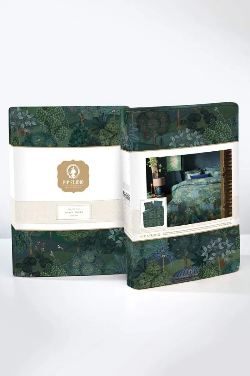 Pip Studio Bettbezüge|Bettbezugsset Jardin de Noche Dunkelblau