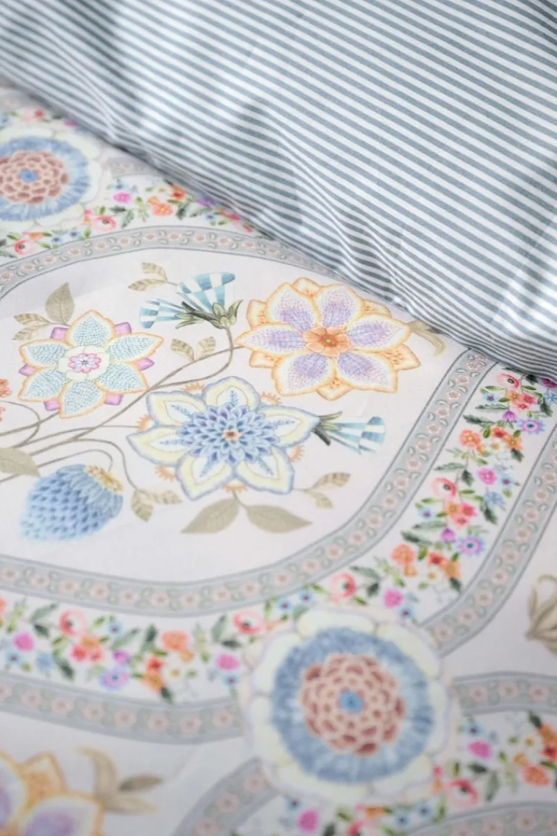 Pip Studio Bettbezüge|Bettbezugsset Ornamento Ramo Weiss Weiß