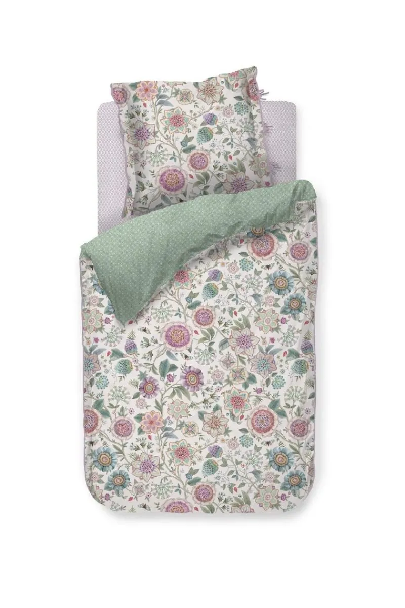 Pip Studio Bettbezüge|Bettbezugsset Viva las Flores Weiß