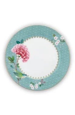 Pip Studio Frühstücksteller|Blushing Birds Frühstücksteller 21 cm Blau