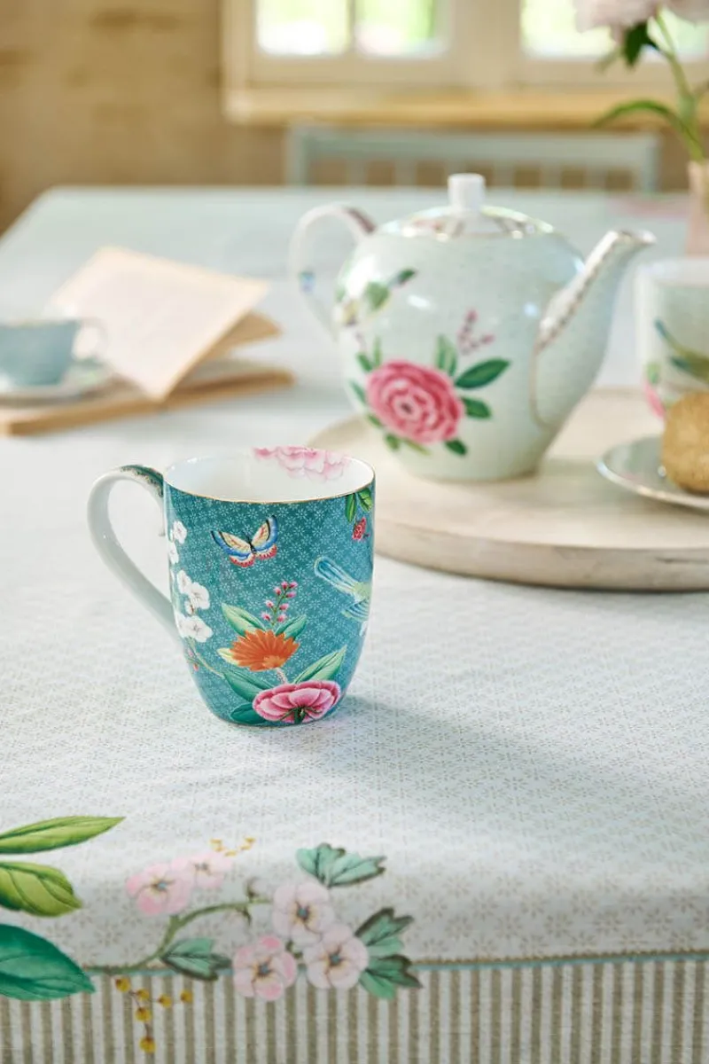 Pip Studio Teetassen|Blushing Birds Tasse XL Blau