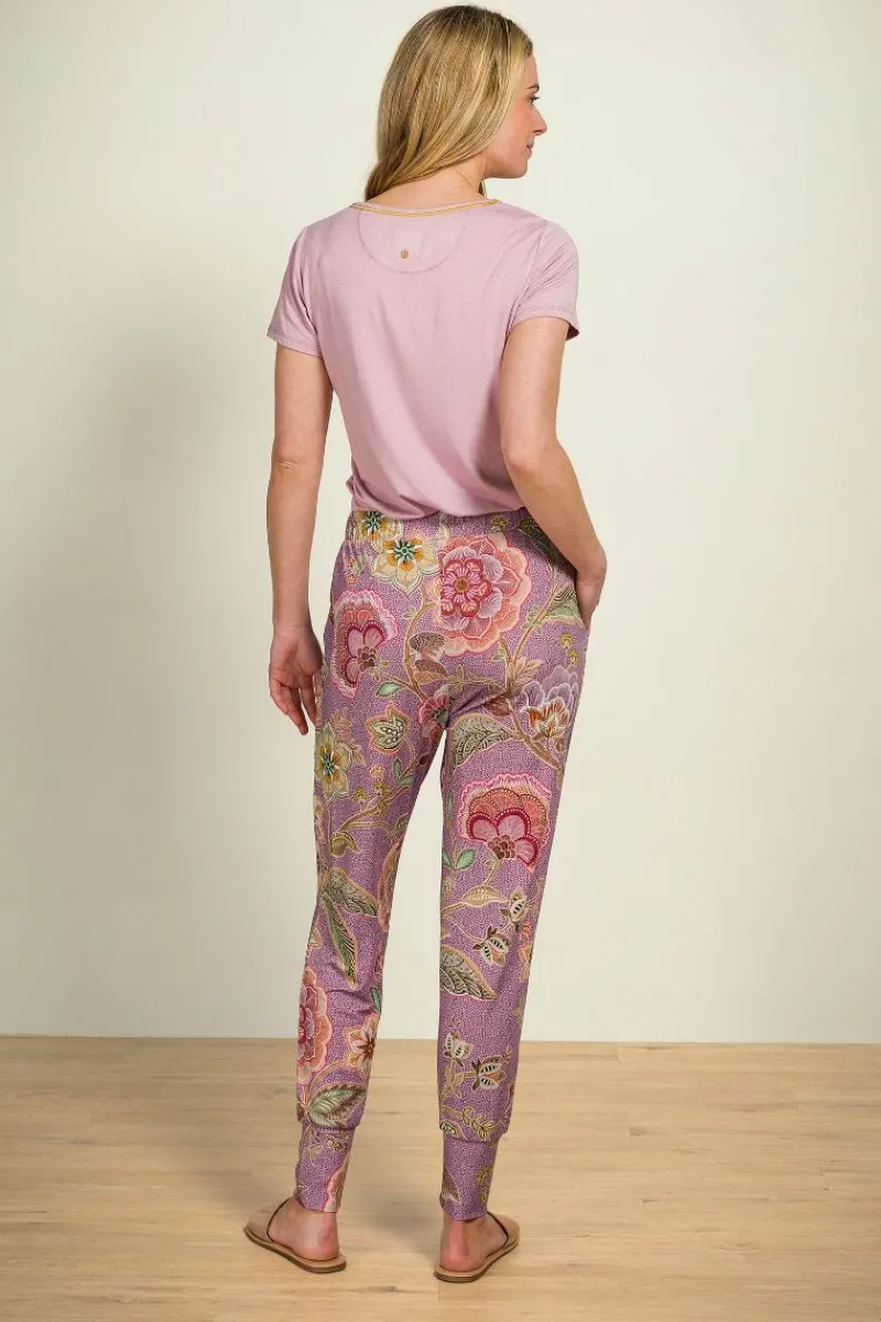 Pip Studio Hosen|Bobien Lange Hose Matata Lila Violett