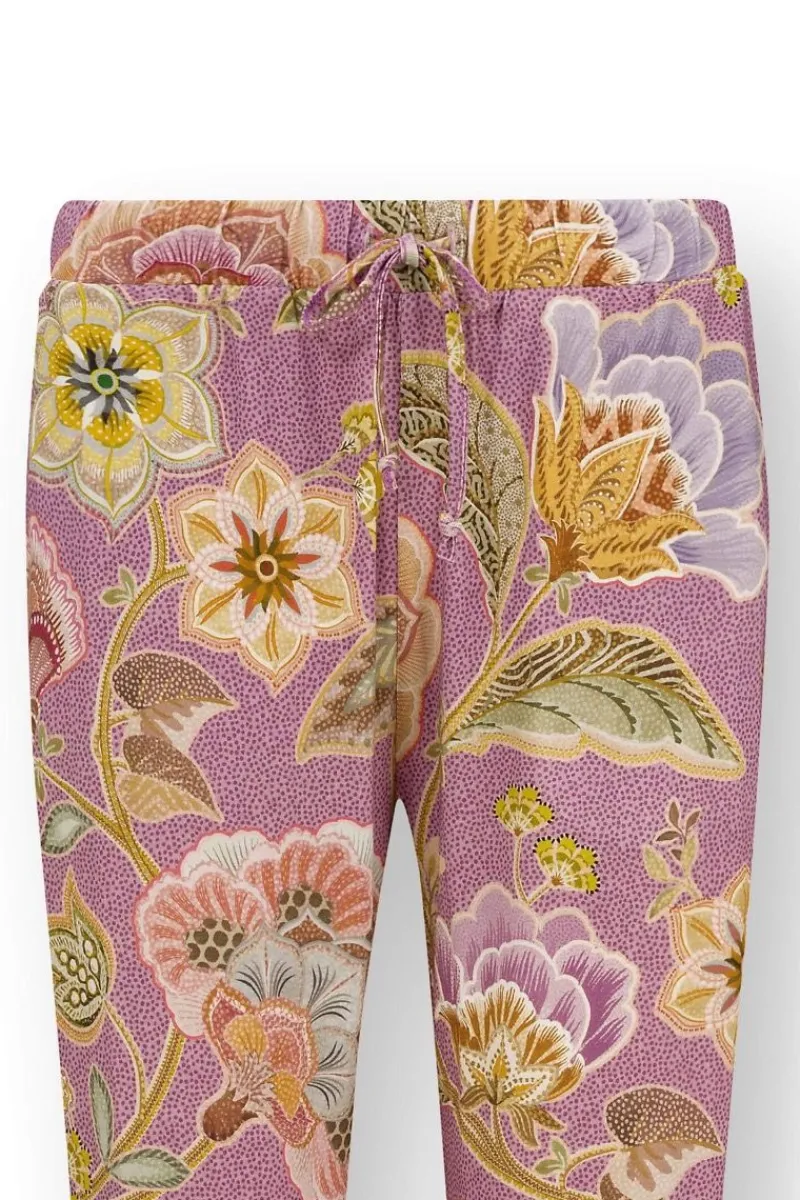 Pip Studio Hosen|Bobien Lange Hose Matata Lila Violett