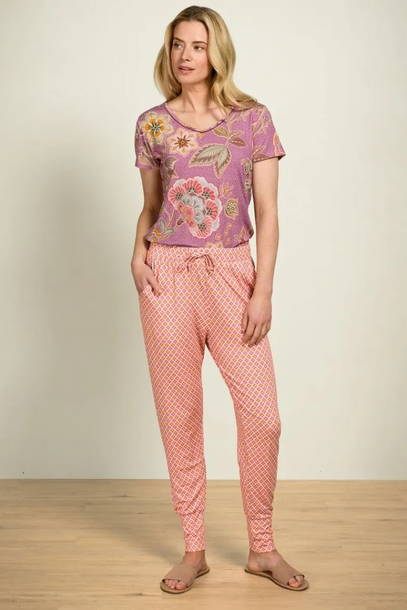 Pip Studio Hosen|Bobien Lange Hose Mojo Rosa