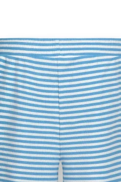 Pip Studio Shorts|Strandmode|Bobi Kurze Hose Little Sumo Stripe Blau