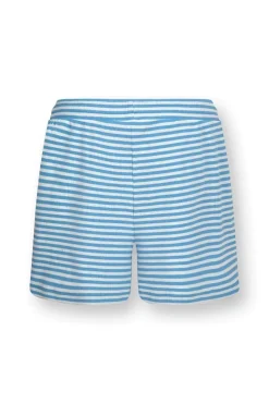 Pip Studio Shorts|Strandmode|Bobi Kurze Hose Little Sumo Stripe Blau