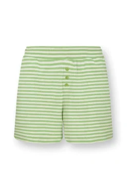 Pip Studio Shorts|Strandmode|Bobi Kurze Hose Little Sumo Stripe Grün