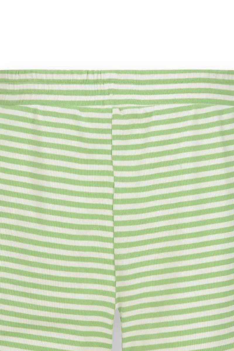 Pip Studio Shorts|Strandmode|Bobi Kurze Hose Little Sumo Stripe Grün