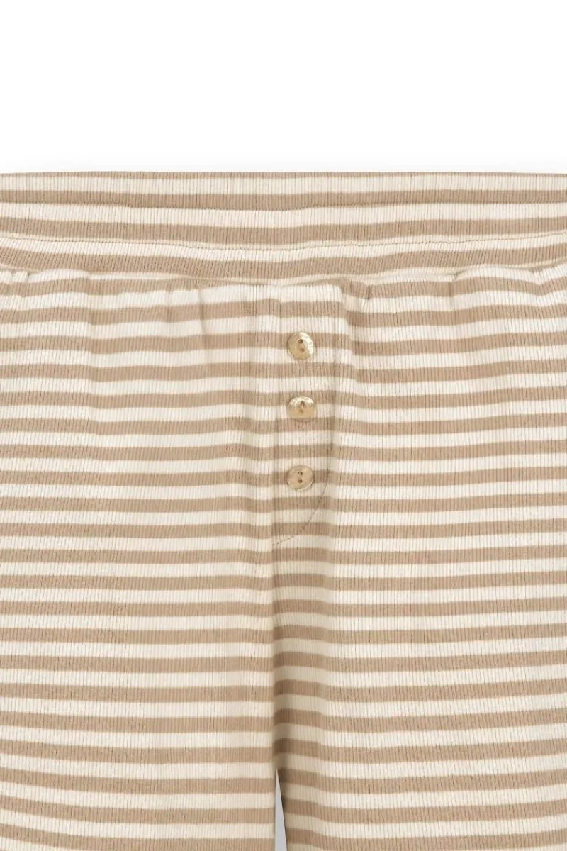 Pip Studio Shorts|Strandmode|Bobi Kurze Hose Little Sumo Stripe Sand