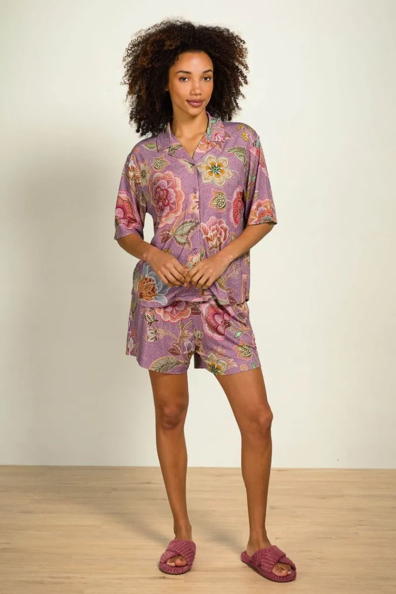 Pip Studio Shorts|Strandmode|Bob Kurze Hose Matata Lila Violett