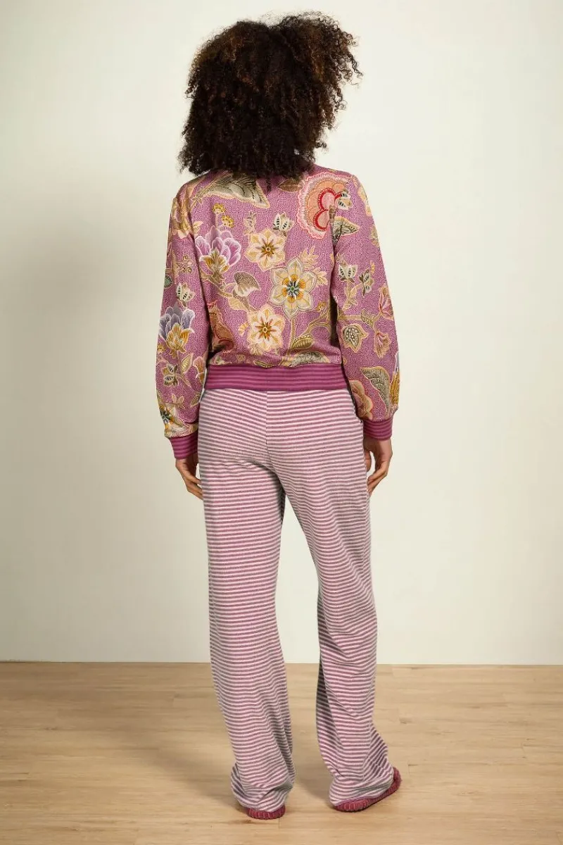 Pip Studio Hosen|Britta Lange Hose Little Sumo Stripe Lila Violett