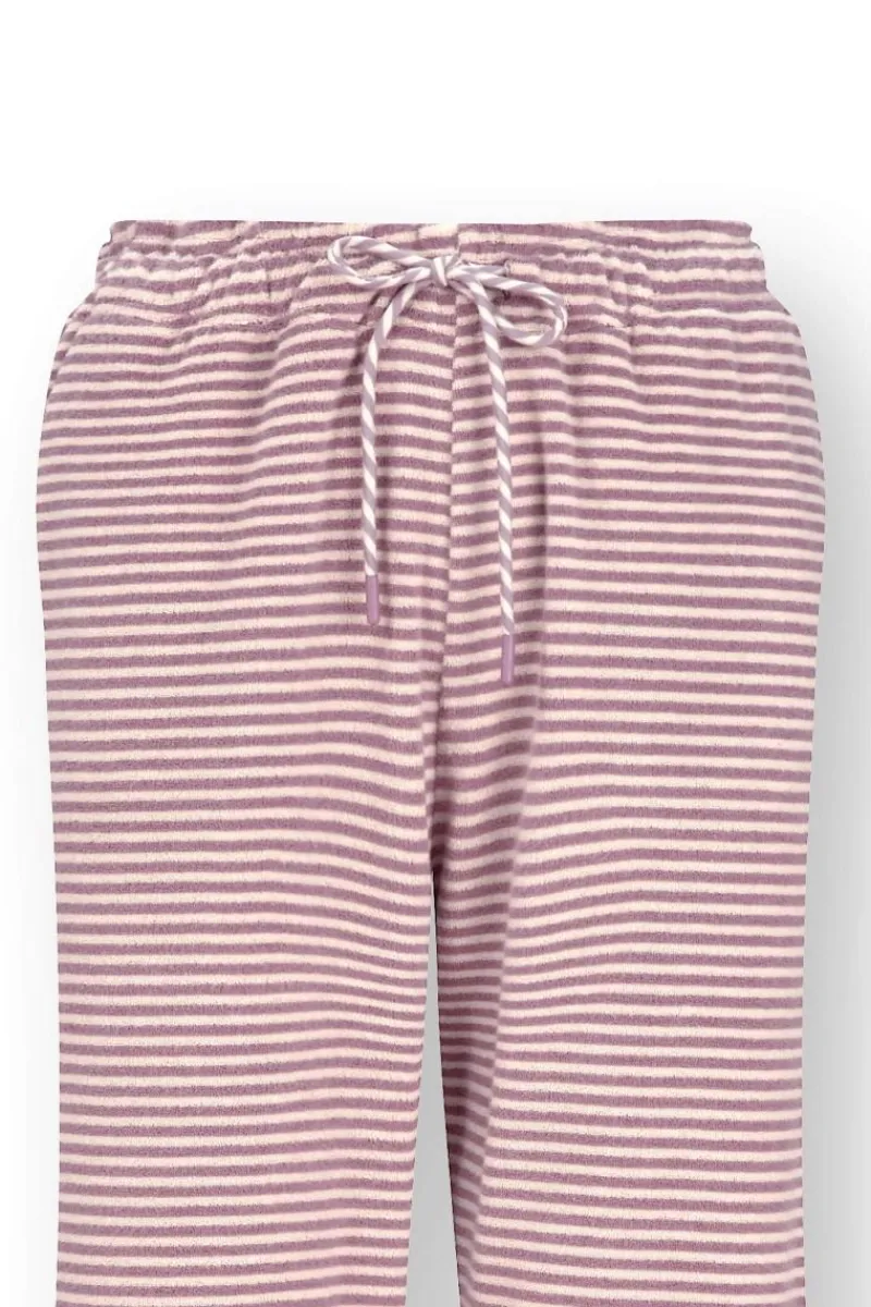 Pip Studio Hosen|Britta Lange Hose Little Sumo Stripe Lila Violett