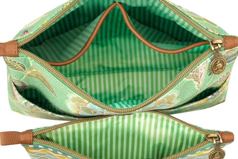 Pip Studio Kosmetiktasche|Caryn Kosmetiktasche Kombi Matata Grün