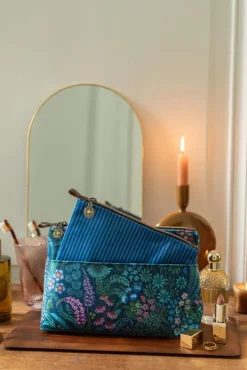 Pip Studio Kosmetiktasche|Caryn Kosmetiktasche Kombi Querida Dunkel Blau