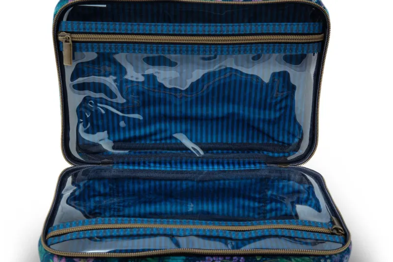 Pip Studio Beautycases|Casey Kosmetikkoffer Querida Dunkel Blau