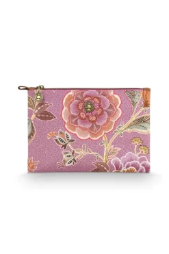 Pip Studio Kosmetiktasche|Charly Flaches Necessaire Mittel Matata Lila Violett