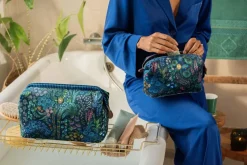 Pip Studio Necessaire|Cooper Kosmetiktasche Mittelgross Querida Dunkel Blau