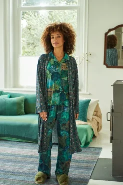 Pip Studio Tops|Tops Mit Langen Ärmeln|Faye Top Lange Ärmeln Jardin de Noche Blau