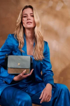 Pip Studio Taschen|Umhängetaschen|Fenna Schultertasche Klein Uni Blau