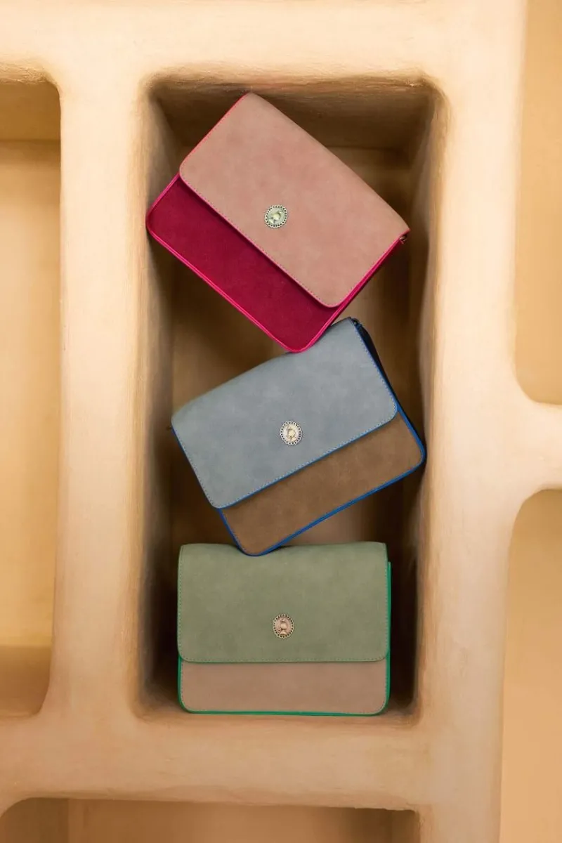 Pip Studio Taschen|Umhängetaschen|Fenna Schultertasche Klein Uni Grün