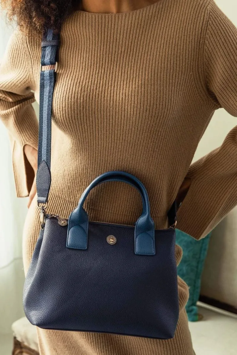 Pip Studio Taschen|Umhängetaschen|Fia Schultertasche Mittelgross Blau